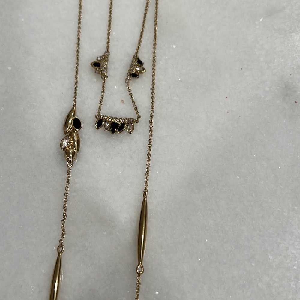 Alexis Bittar Miss Havisham double necklace - Picture 6 of 7
